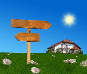 Der Weg zum Traumhaus