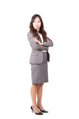 women in uniform standing with self confedence