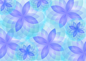 Background abstract lotus flower vector