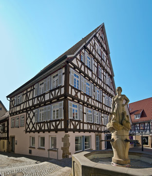 Altes Fachwerkhaus Backnang Baden W&uuml;rttemberg