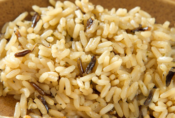 rice pilaf closeup