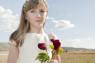 Girl communion dress