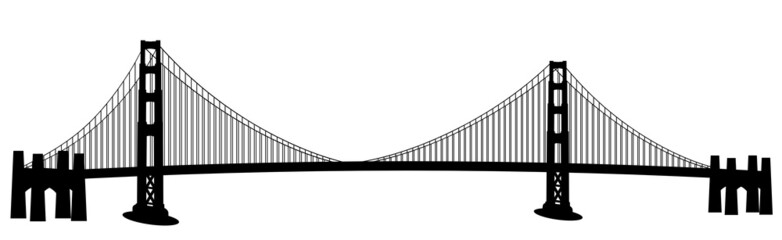 San Francisco Golden Gate Bridge Clip Art - 39980887