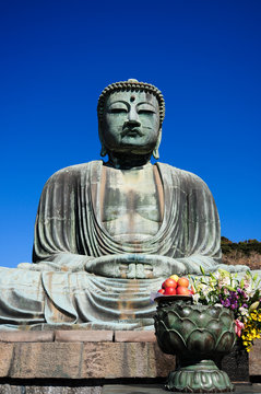 The Kamakura Great Buddha And His Offerings