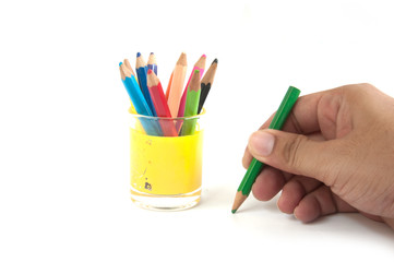 Naklejka premium picture drawn