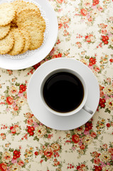 coffee and crackers