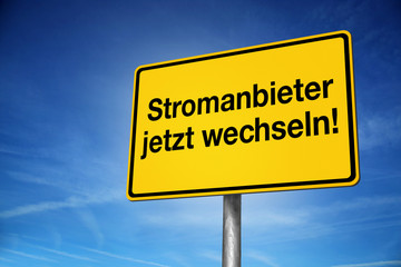 Obraz premium Stromanbieter jetzt wechseln