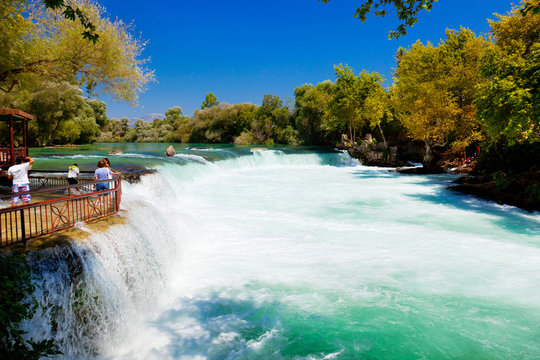 Waterfall Manavgat at Turkey