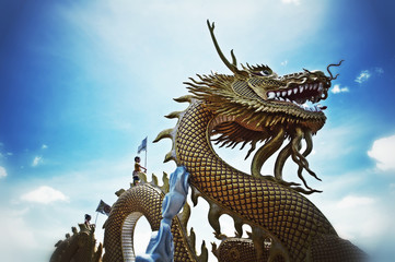 Fototapeta premium dragon statue