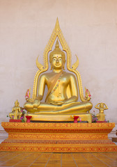 Golden buddha statue in Chiangmai, Thailand