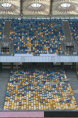 Terraces of a stadium