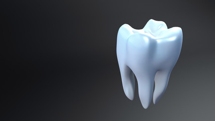 teeth black background