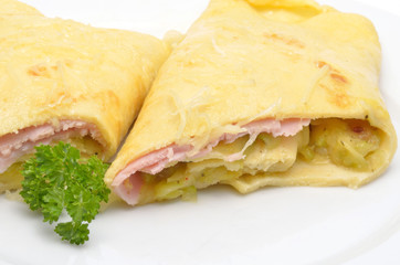 Gefüllte Pfannkuchen