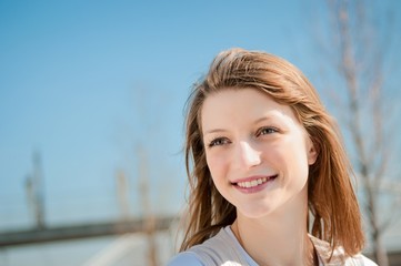 Young woman outdoor portrait