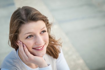 Young woman outdoor portrait