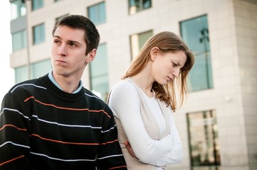 Relationship problem - couple portrait