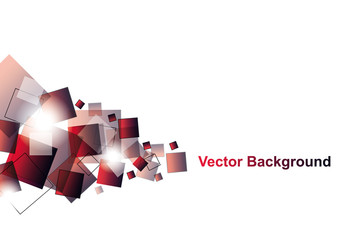 Red Abstract Vector Background