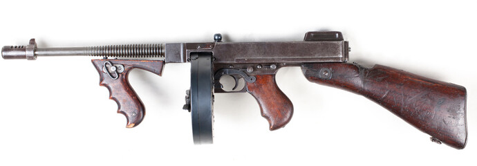 old mashine gun