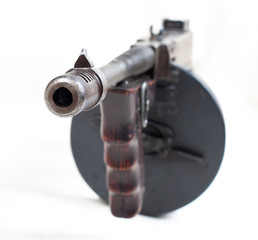 machine gun closeup