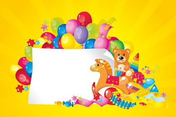 Obraz premium zabawki dla dzieci