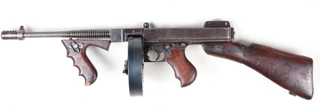 old mashine gun