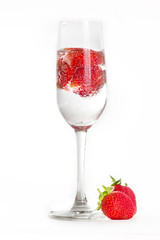 Strawberry juice.