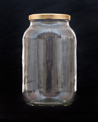 jar of glass, kitchen fragile container bottle