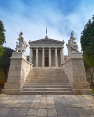 National academy , with Apollo, Athena, Plato and Socrates