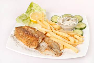 fish with french fries