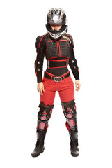 Girl - motorcycle rider