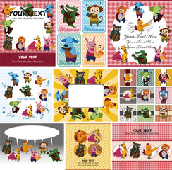 animal play music card