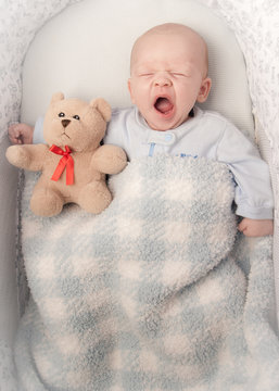 yawning  baby