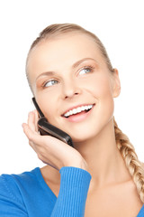 businesswoman with cell phone