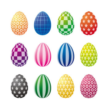 Op Art Easter Eggs
