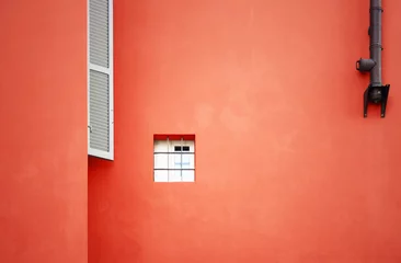 Selbstklebende Fototapeten Facade with Small Window © vali_111