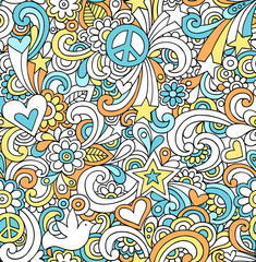 Notebook Doodles Seamless Repeat Pattern