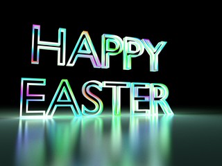 light of happy easter