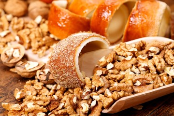 Sweets with nuts