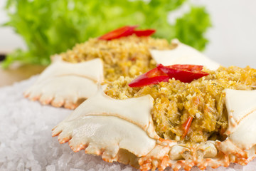 Dressed Crab / Casquinha de Siri - spicy crab meat in its shell