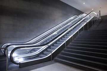 Cercles muraux Escaliers Escaliers mécaniques et escaliers