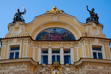 Art  Nouveau Prague palace
