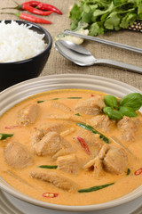 Kaeng Phet Gai- Thai Red Chicken Curry & Jasmine Rice