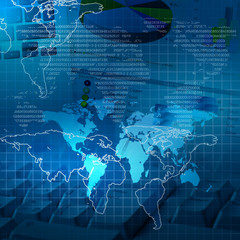 Obraz premium Business charts and graphs
