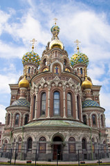 Fototapeta na wymiar Kościół Zbawiciela na Krwi, St Petersburg, Rosja