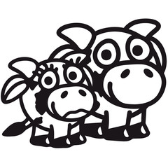 cow_family_dad_and_girl_1c