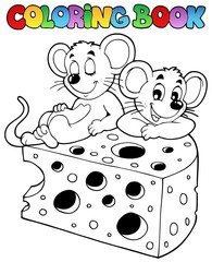 Coloring book with mouse 1