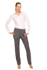 Attractive woman standing