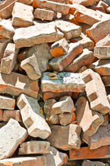 Pile of bricks
