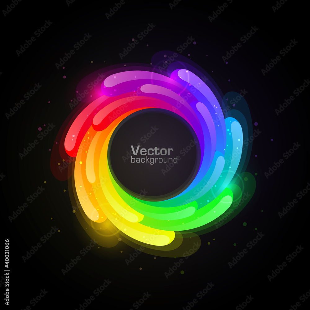 Sticker Abstract vector background