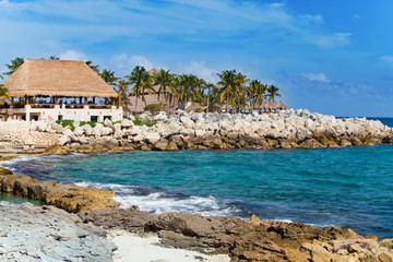 Xcaret park near Cozumel in Mexico..